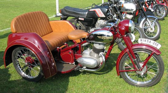 Jawa type 11 250cc Perak Riksja